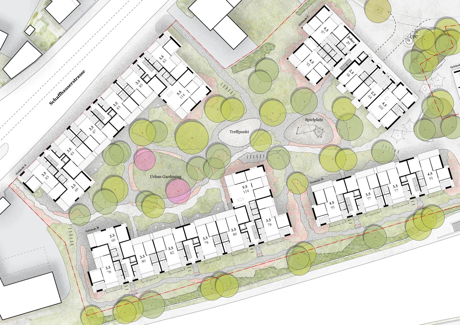 Erneuerung Siedlung Hirschwiese — Ansicht 6
