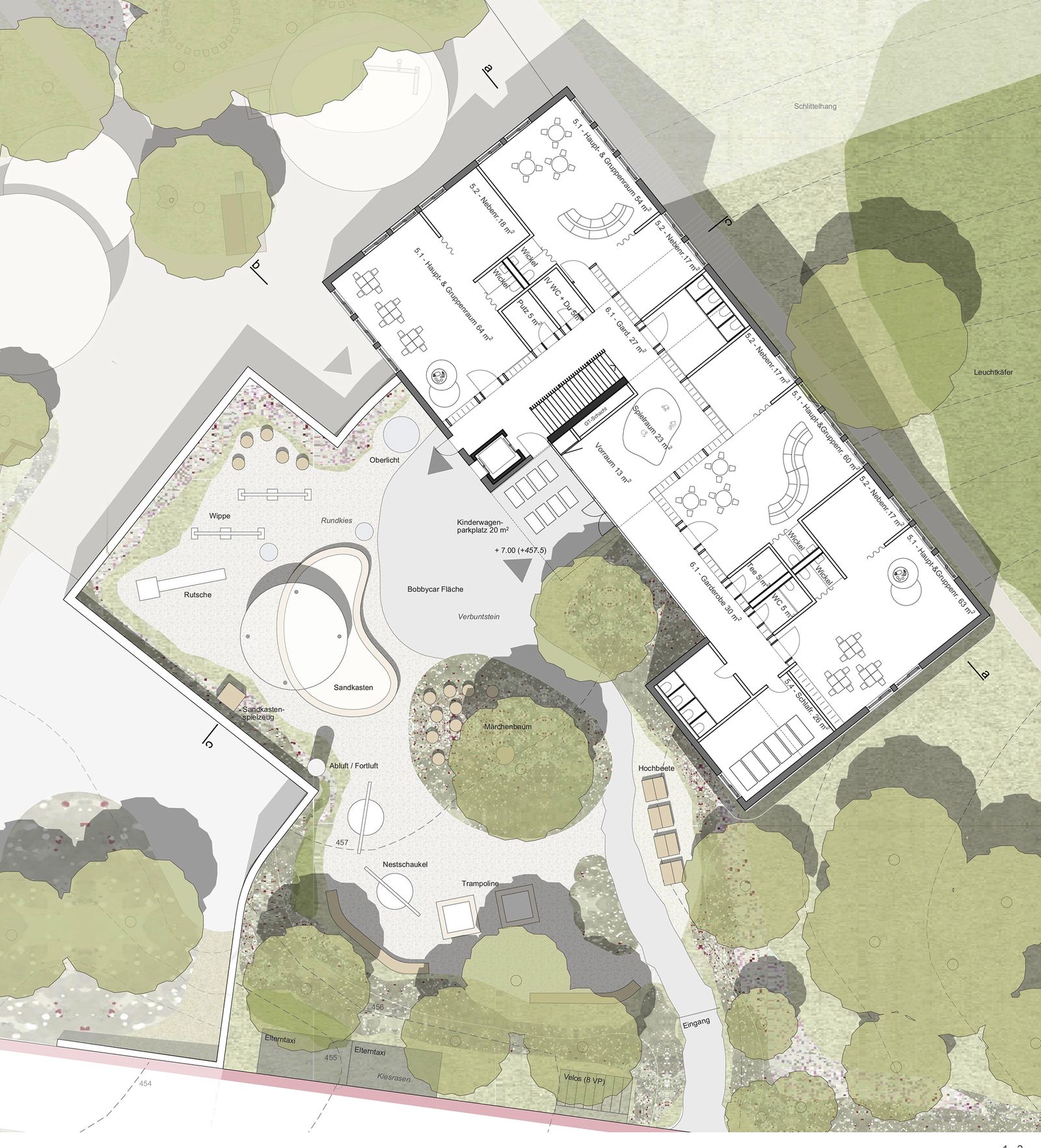 Neubau / Erweiterung Kinderzentrum Geissberg — Ansicht 4